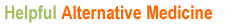 helpful alternative medicine