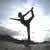 a girl performing yoga 